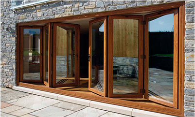 wooden patio doors