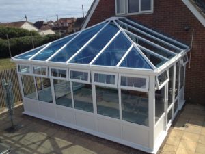 Large conservatory extension